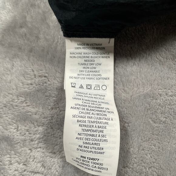 Prana Shorts Womens Medium Black Crossback Ripstop Quick Dry Hiking Outdoor - Picture 4 of 11